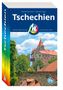 "Tschechien" in großer Schrift, darunter ein Schloss mit roten Dächern und türkisfarbenem Himmel. Logo: Buntes "MM"., Buch
