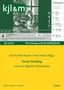 kjl&m. 26.extra. forschung.schule.bibliothek. Social Reading. Eine Person liest mit einer Katze im Hintergrund., Buch
