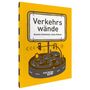 „Verkehrswände“ von Kerstin Finkelstein und Hans Baltzer. Gelbes Cover mit stilisiertem Straßenschild und Labyrinth., Buch
