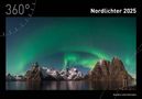 360° Nordlichter Premiumkalender 2025, Kalender