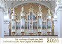 Peter Bach Jr.: Der Orgelkalender, ein Musik-Kalender 2026, DIN A3, KAL