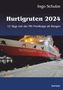 Titel: Hurtigruten 2024. Untertitel: 12 Tage mit der MS Nordkapp ab Bergen. Ein großes Schiff am Kai bei Nacht., Buch