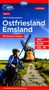ADFC-Radtourenkarte 5 Ostfriesland / Emsland 1:150.000, reiß- und wetterfest, E-Bike geeignet, GPS-Tracks Download, mit Bett+Bike-Symbolen, mit Kilometer-Angaben, Karten
