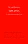 „Michael Beleites, DORF-ETHOS, Für eine bodenständige Moral“ steht in weiß auf rotem Hintergrund. Unten steht „EXIL“., Buch
