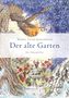 „Marie Luise Kaschnitz, Der alte Garten, Ein Naturmärchen“, zeigt einen Adler mit brennenden Klauen und einen Brunnen., Buch