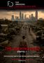 Text: "THE WALKING DEAD", "STAFFEL 1: PSYCHOLOGIE, MACHT UND MORAL AM ENDE DER WELT". Ein Reiter auf leerer Autobahn, Skyline., Buch