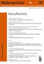 Titel: "Widersprüche 181". Thema: Betroffenheit. Artikel von Kerstin Herzog, Jördis Spengler u.a. Thema: Sozialpolitik., Buch