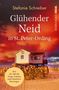 "Stefanie Schreiber: Glühender Neid in St. Peter-Ording. Der 20. Fall für Torge Trulsen und Charlotte Wiesinger." Orange-roter Himmel., Buch