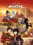 "Avatar - Der Herr der Elemente: Feuer und Familie." Illustration mit Figuren und Gebäuden im fernöstlichen Stil., Buch
