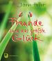 Text: "Jörn Heller. Freunde sind das größte Glück." Zwei Marienkäfer auf Gras, Hintergrund grün und unscharf. Logo unten., Buch