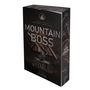 Text: "Er wollte sie brechen, stattdessen brach sie seine Kontrolle. MOUNTAIN BOSS S.J. Tilly ROMAN VAJONA." Ein Axtmotiv.