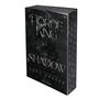 "The Horde King of Shadow" von Zoey Draven, Roman. Schwarzes Cover mit einem düsteren, geheimnisvollen Design.