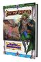 „Zweite Edition“, „PATHFINDER“, „Die Rache der Runenherrscher“. Fantasy-Krieger in Rüstung, Kampf gegen Drachen., Buch