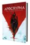 APOCRYPHA: EINE VILEBORN-GESCHICHTE, unten "SZENARIOBUCH". Illustration eines vermummten Kriegers in Rot.