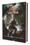 Cover eines Rollenspiels mit dem Titel "Warhammer Fantasy Rollenspiel Lustria". Ein Abenteurer in einem dichten Dschungel., Buch