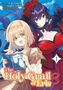 Zwei Frauen vor blauem Himmel, eine blonde mit Buch, eine mit lila Haaren und Rosen. Text: "The Holy Grail of Eris"., Buch
