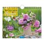 Trötsch Notizkalender Querformat Notizkalender Blumen 2026 mit 12 Postkarten, Kalender