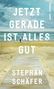 Stephan Schäfer: Jetzt gerade ist alles gut, Buch