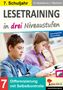 Horst Hartmann: Lesetraining in drei Niveaustufen / Klasse 7, Buch