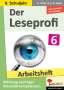 Ulrike Stolz: Der Leseprofi / Arbeitsheft - Fit durch Lesetraining / Klasse 6, Buch