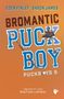 Text: „Eden Finley“, „Saxon James“, „Bromantic Puck Boy“, „Puckboys 6“, „Übersetzt von Bastian Ludwig“. Hintergrund: Orange., Buch
