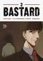 Text: "BASTARD 2", "Zeichnungen Youngchan Hwang | Story Carnby Kim". Illustration eines Mannes im Anzug mit finsterem Lächeln., Buch