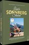 Auf dem Cover steht: "Rosi's Sonnberg Stuben". Darunter eine Flasche Wein mit Gläsern vor Alpenkulisse., Buch