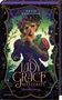 „Lady Grace Mysteries: Verschwörung“, Grace Cavendish. Eine junge Frau hält eine Maske, mit Blumen umrahmt., Buch