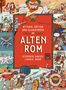 Buchtitel: "Mythen, Götter und Gladiatoren im Alten Rom" von Stephen Davies und Laurie Avon. Comic-Stil Illustrationen., Buch