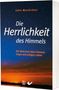 "Die Herrlichkeit des Himmels" von John MacArthur. Himmel bei Nacht mit orangerotem Horizont.