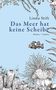 „Linda Stift: Das Meer hat keine Scheibe. Roman Limbus.“ Illustration von Unterwasserpflanzen und einem Fisch auf blauem Hintergrund., Buch