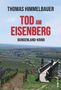 "TOD AM EISENBERG" - Burgenland-Krimi von Thomas Himmelbauer. Ein Weg führt durch Landschaft mit Hügeln und Feldern., Buch
