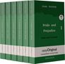 Jane Austen: Pride and Prejudice / Stolz und Vorurteil - 6 Teile Softcover - (Buch +MP3 Audio-CD) - Lesemethode von Ilya Frank - Zweisprachige Ausgabe Englisch-Deutsch, Buch