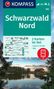 KOMPASS Wanderkarten-Set 886 Schwarzwald Nord (2 Karten) 1:50.000, KRT