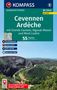 Astrid Sturm: KOMPASS Wanderführer Cevennen, Ardèche mit Grands Causses, Aigoual-Massiv und Mont Lozère, 55 Touren mit Extra-Tourenkarte, Buch, Buch