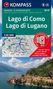 "Lago di Como, Lago di Lugano. Wander- & Fahrradkarte. Gratis digitale Karte App. GPS-Ortung. Malerische Seelandschaft."