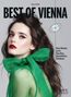 Titel: "BEST OF VIENNA". Untertitel: "Das Beste zum Kaufen, Genießen, Erleben." Frau in grünem Kleid, rotem Lippenstift.