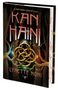 Text: "Kan Haini", "Lynette Noni", "Bir Hapishane Şifacısı Romanı". Cover zeigt ein komplexes Knotenmotiv mit Ästen.