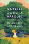 Titel: "En agosto nos vemos" von Gabriel García Márquez. Illustration: Frau mit Hut vor großem Baum auf einem Friedhof., Buch