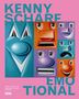 Texte: "KENNY SCHARF EMOTIONAL, Modern Art Museum Shanghai, Skira." 
Illustration: Bunte, stilisierte Gesichter in Quadraten., Buch