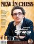 Titel: "New in Chess". Großes Interview: Fabiano Caruana. Darunter ein Porträt eines Mannes am Schachbrett., Buch