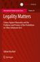 Gillian MacNeil: Legality Matters, Buch