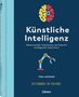 Buchtitel: Künstliche Intelligenz. Thema: Wissenschaft intelligenter Maschinen. Autor: Tom Jackson. Logo: Gehirn und Roboterarm., Buch