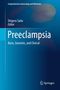 Titel: Preeclampsia: Basic, Genomic, and Clinical. Oben: Shigeru Saito, Editor. Rechts unten: Springer-Logo. Blaue Farbverläufe.