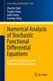 "Numerical Analysis of Stochastic Functional Differential Equations. Longtime Asymptotics and Probabilistic Characteristics.", Buch