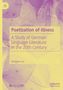 "Poetization of Illness: A Study of German-language Literature in the 20th Century, Dongyao Liu," vor einem Blattmuster., Buch