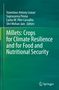 Titel: „Millets: Crops for Climate Resilience and for Food and Nutritional Security“. Grüne Hintergrundgestaltung., Buch