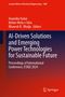 AI-Driven Solutions and Emerging Power Technologies for Sustainable Future, Buch