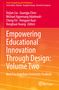 Titel: Empowering Educational Innovation Through Design: Volume Two. Orangener Hintergrund mit Text in Weiß. Springer-Logo., Buch