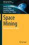 Titel: Space Mining. Untertitel: Humanity’s Quest for Equity. Autoren: Hamid Jahankhani, David V. Kilpin, Eustathios Sainidis. Oben der Erde, Mond im All. Springer-Logo unten., Buch